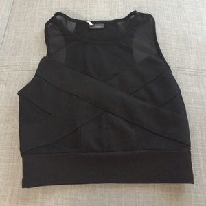 Sparkle and Fade Crop Top