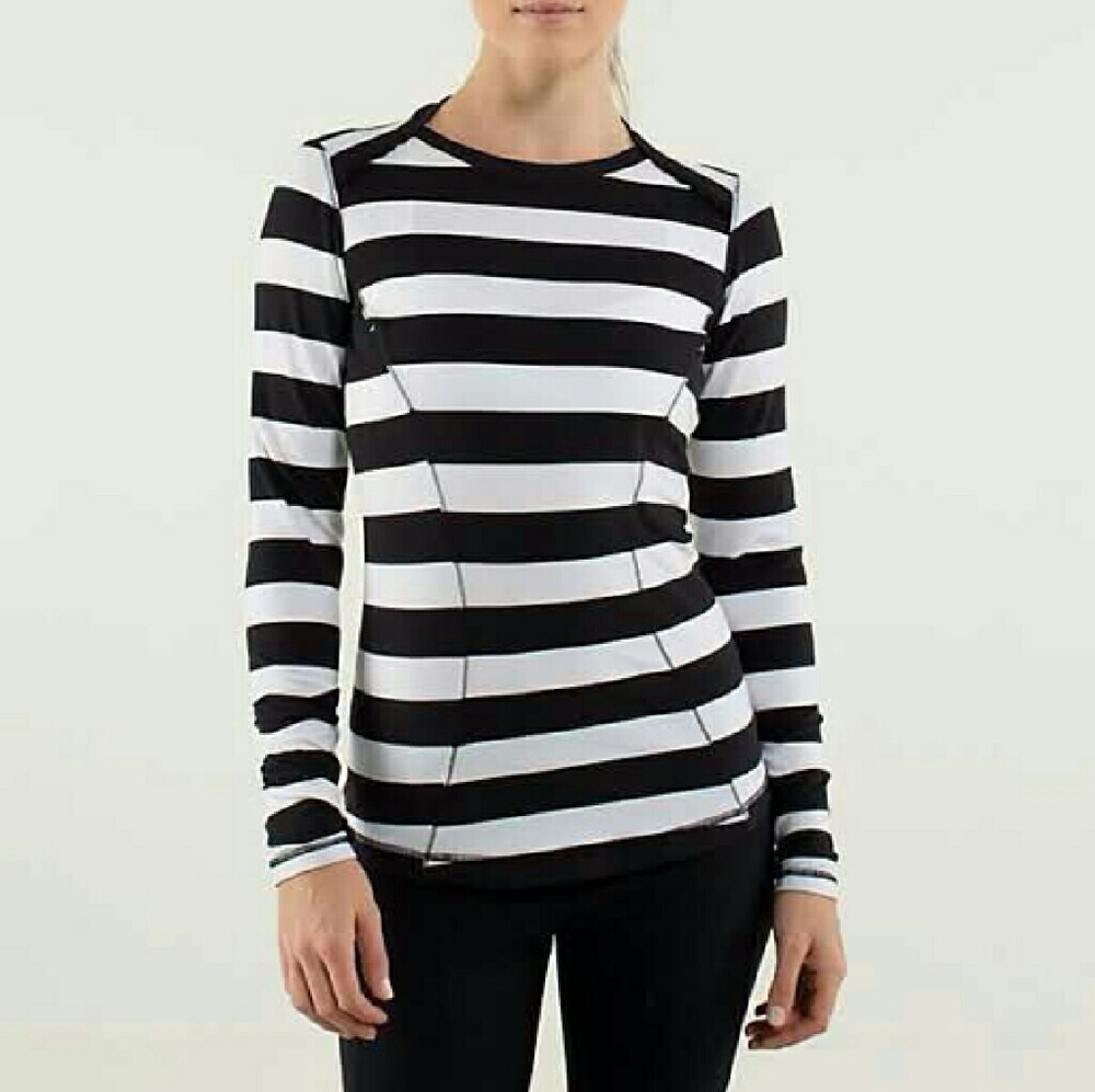 Lululemon Striped Long Sleeve
