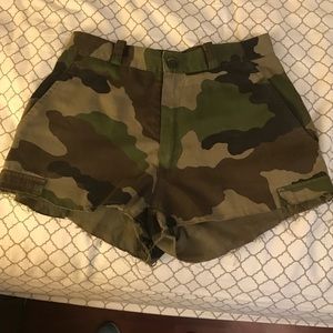 Urban outfitters camo shorts