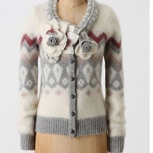 Sleeping on snow anthropologie cardigan