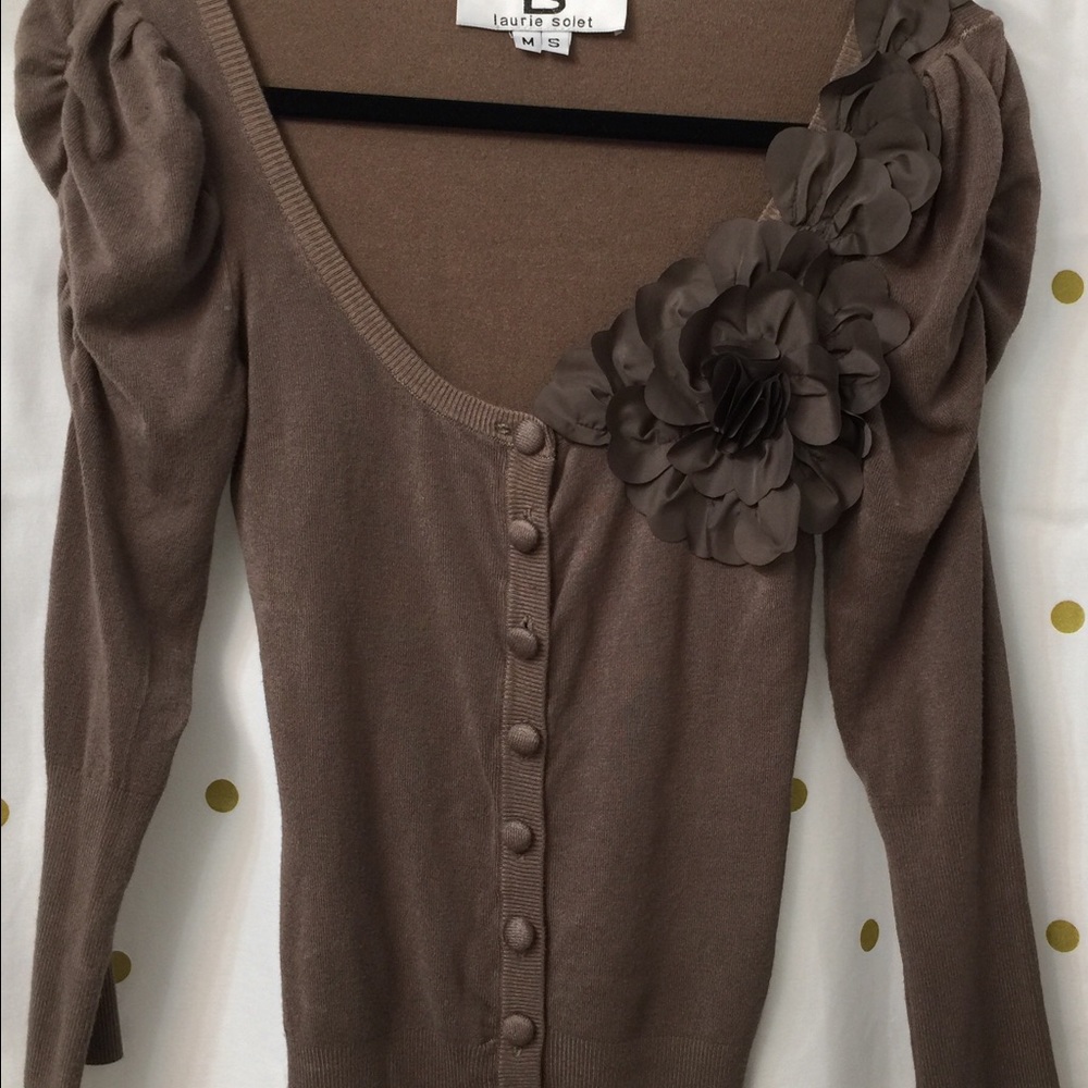 Medium Brown Colored Elegant Sweater