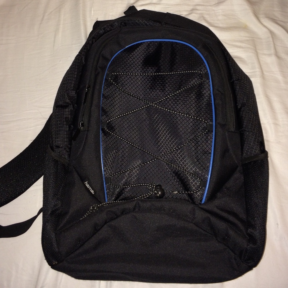 Backpack with laptop sleeve