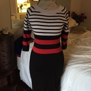 Flattering, soft sweater dress
