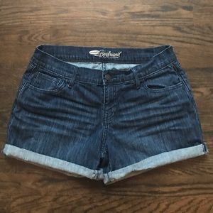 Cuffed Boyfriend denim shorts from Old Navy size 6
