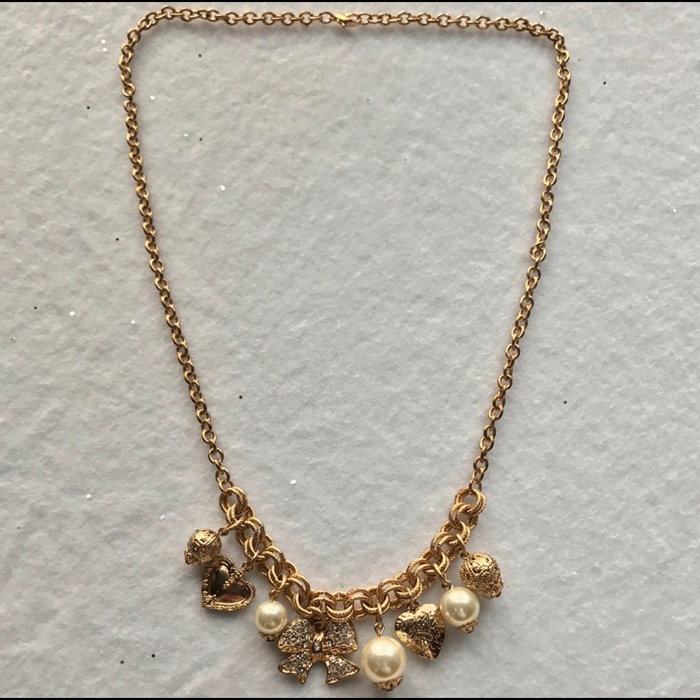Girly charm necklace.