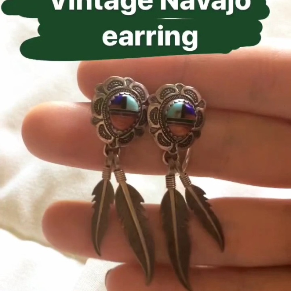 Vintage navajo earrings