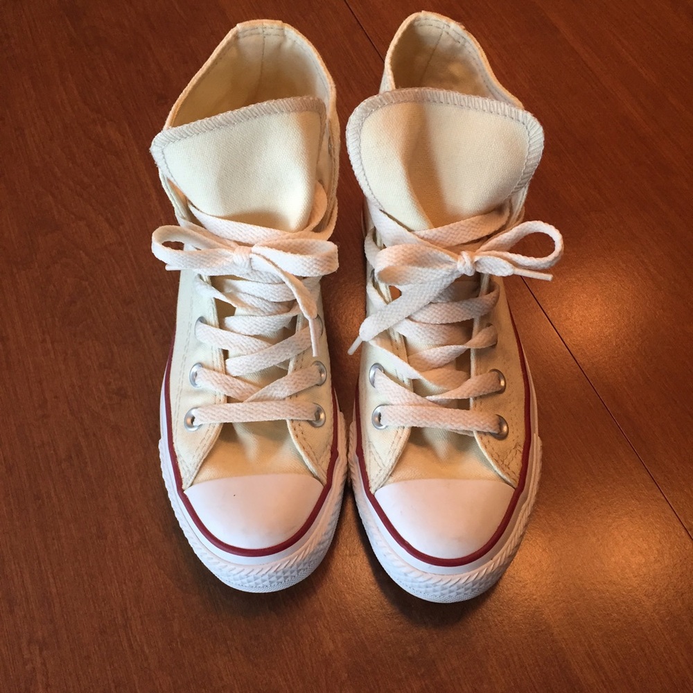 High Top Converse (Beige)