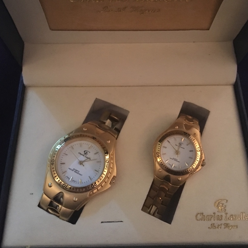 CHARLES LASALLE HIS AND HER WATCHES ‼️FINAL PRICE