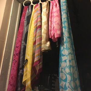 COACH silk scarves (7)