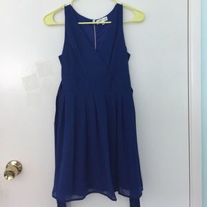 Dark Blue Short Dress