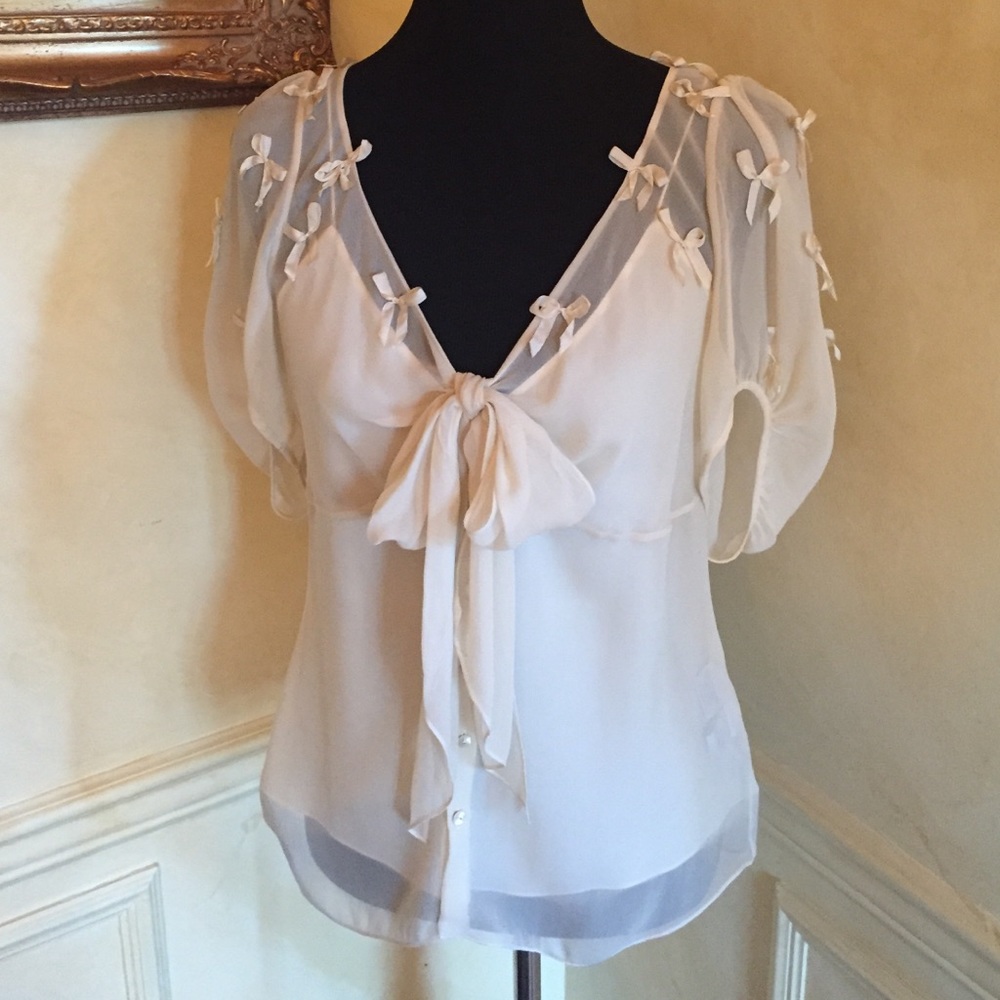 Ralph Lauren silk blouse with camisole.