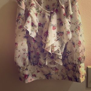 Floral Large Guess Tank Top