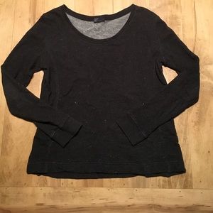 Charcoal gray sweatshirt with a little sparkle