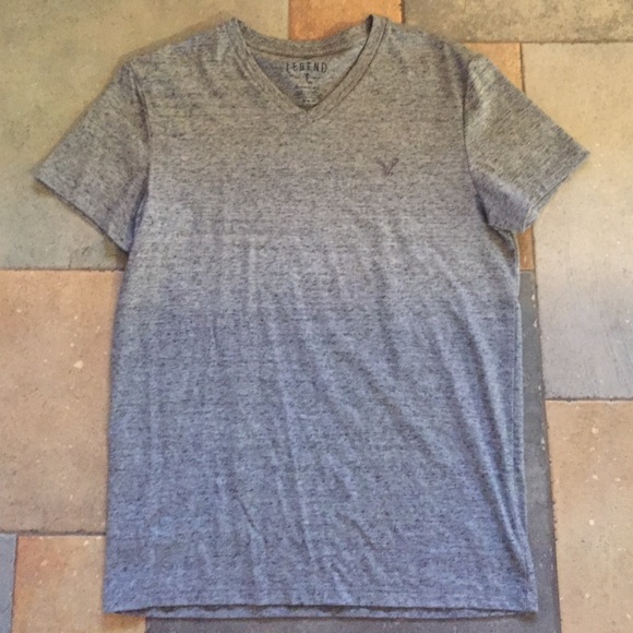 American Eagle Gray V-Neck - Picture 2 of 3