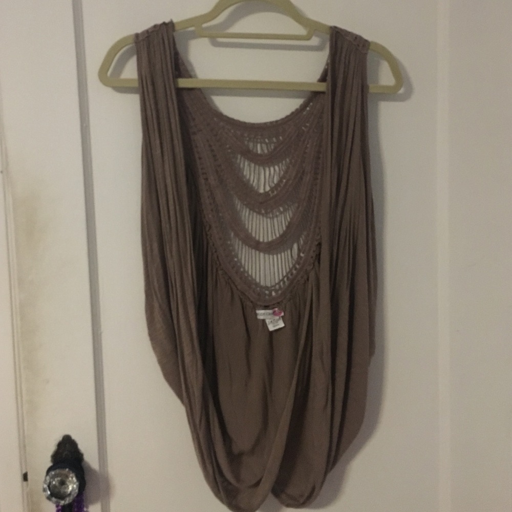 Draped vest
