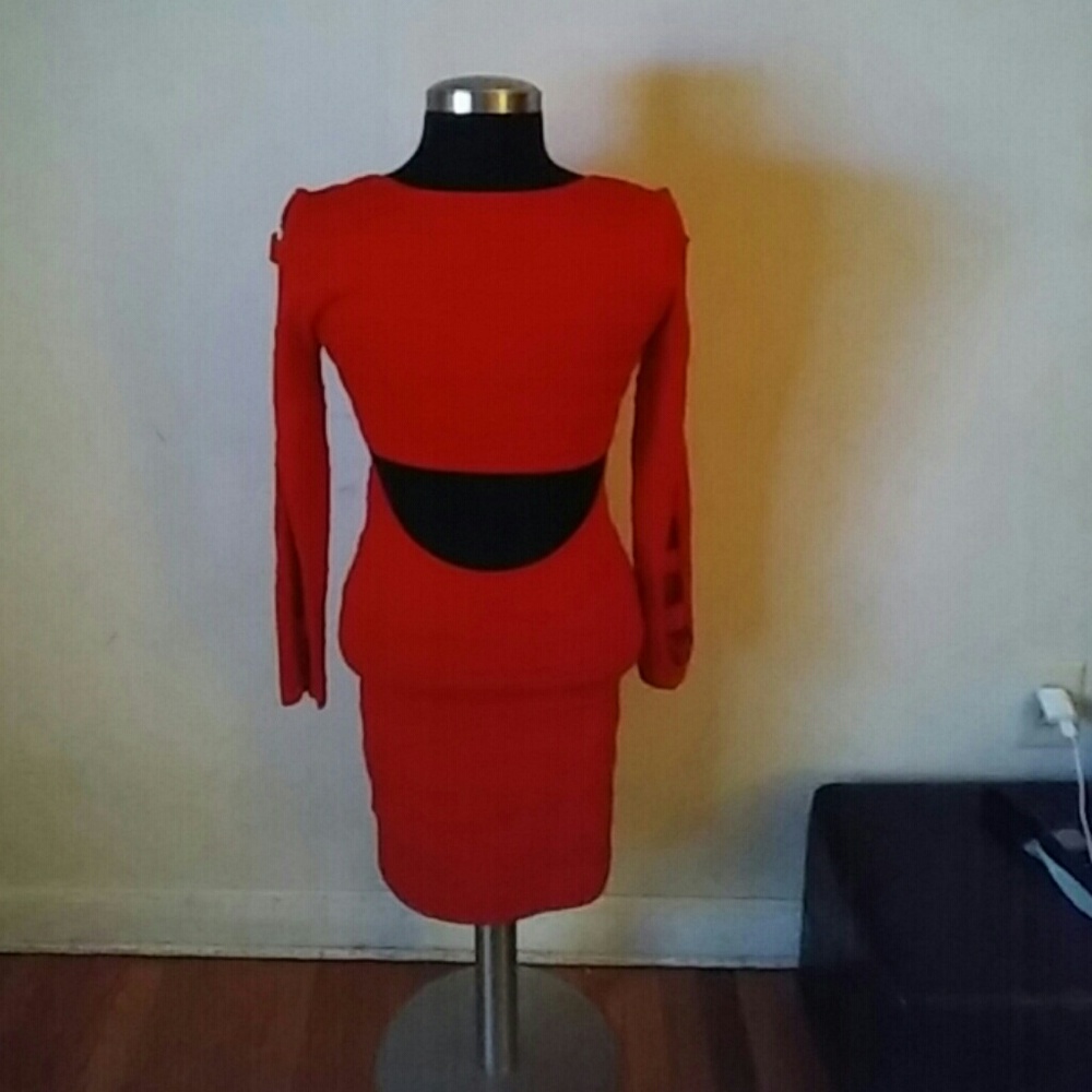 Bebe Red Dresd - image 2