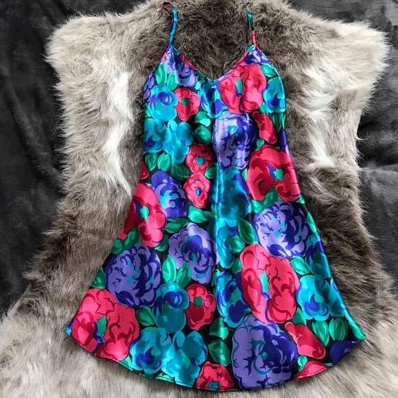 Victoria's Secret Dresses & Skirts - Floral Silky Slip