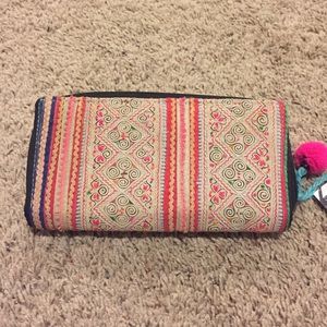 multi colored wallet