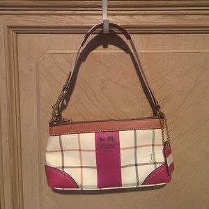 Check Print Coach bag