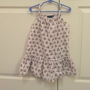 Mini Boden little girl size 5-6 y swing top.