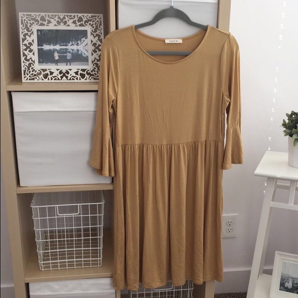 Anna Mustard Dress - Picture 2 of 2