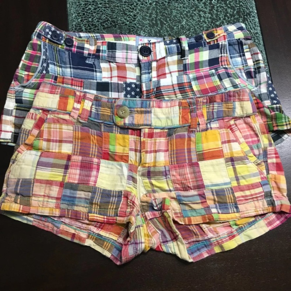 American Eagle plaid shorts 2pairs
