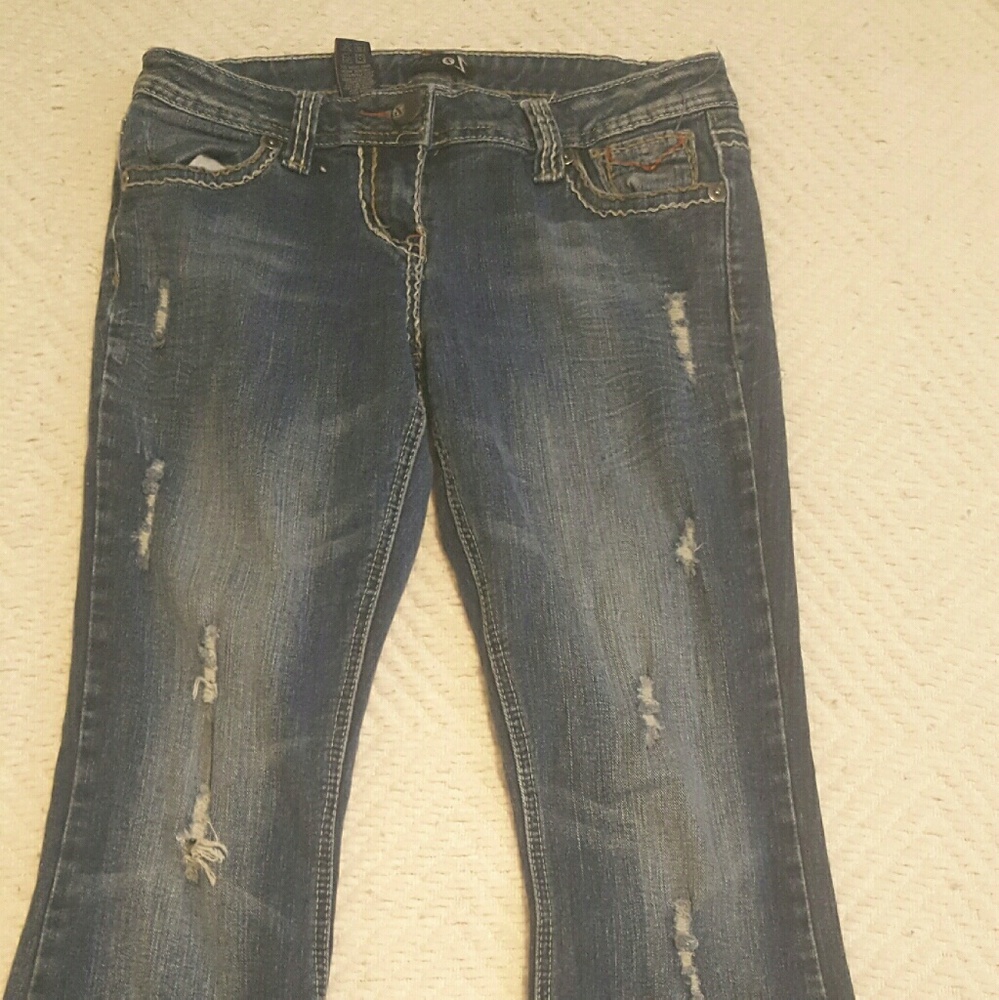 Faded jeans