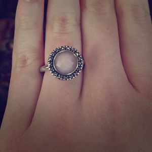 Pink Pandora ring- size 6