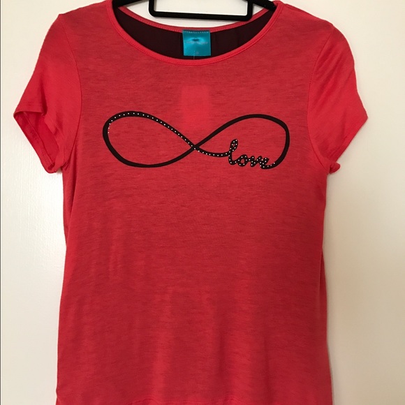 Pink "Infinity Love" tee - Picture 1 of 4