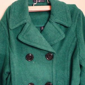 Green Gap Pea Coat!