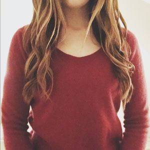 100% Cashmere Wine Sweater