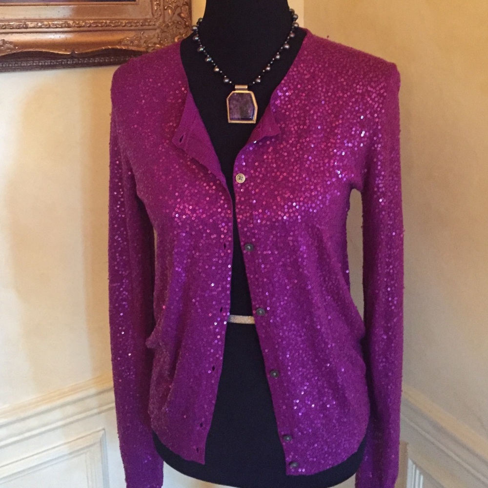 Sequin cardigan DKNY