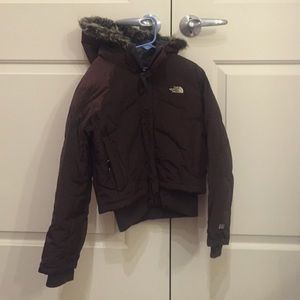 The North Face Girls winter coat  size medium.