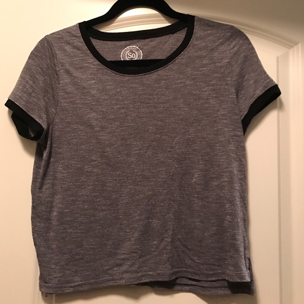 Gray crop top - Picture 1 of 2