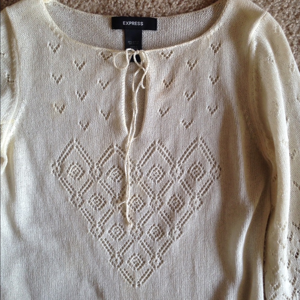 Express Milk Color Top - Picture 3 of 4