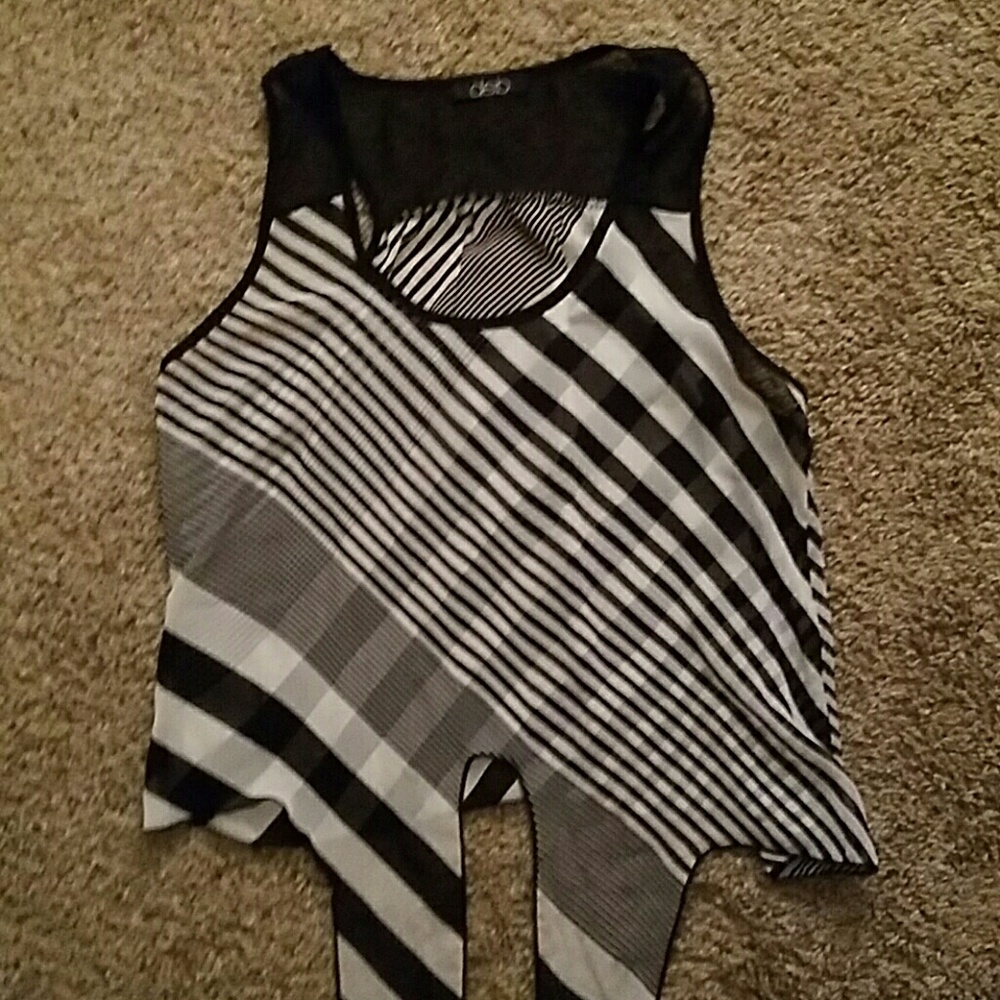 Striped tank blouse