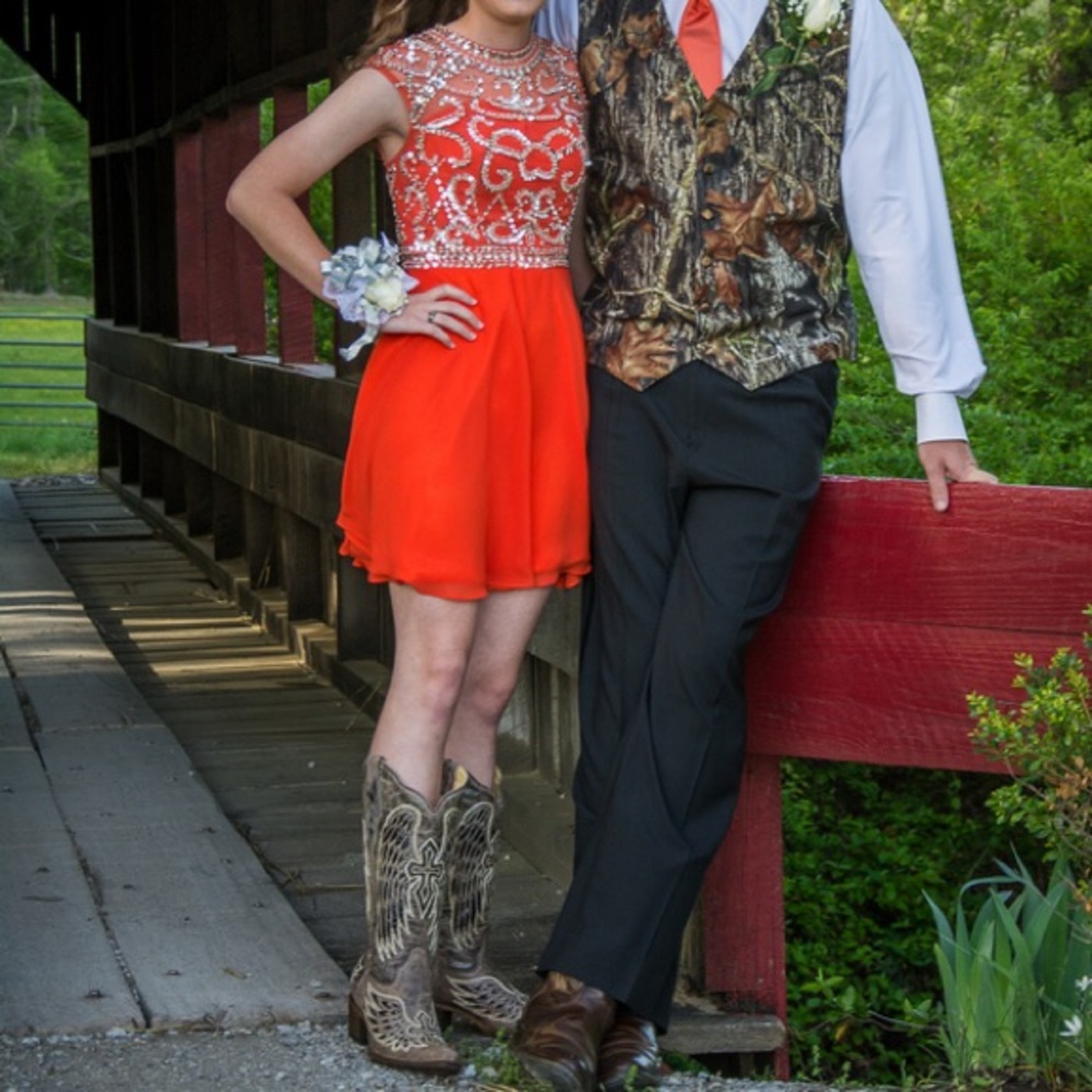 Orange Formal Dress