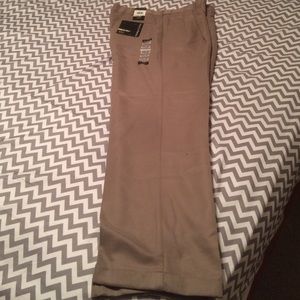 No iron, wrinkle free, stain release