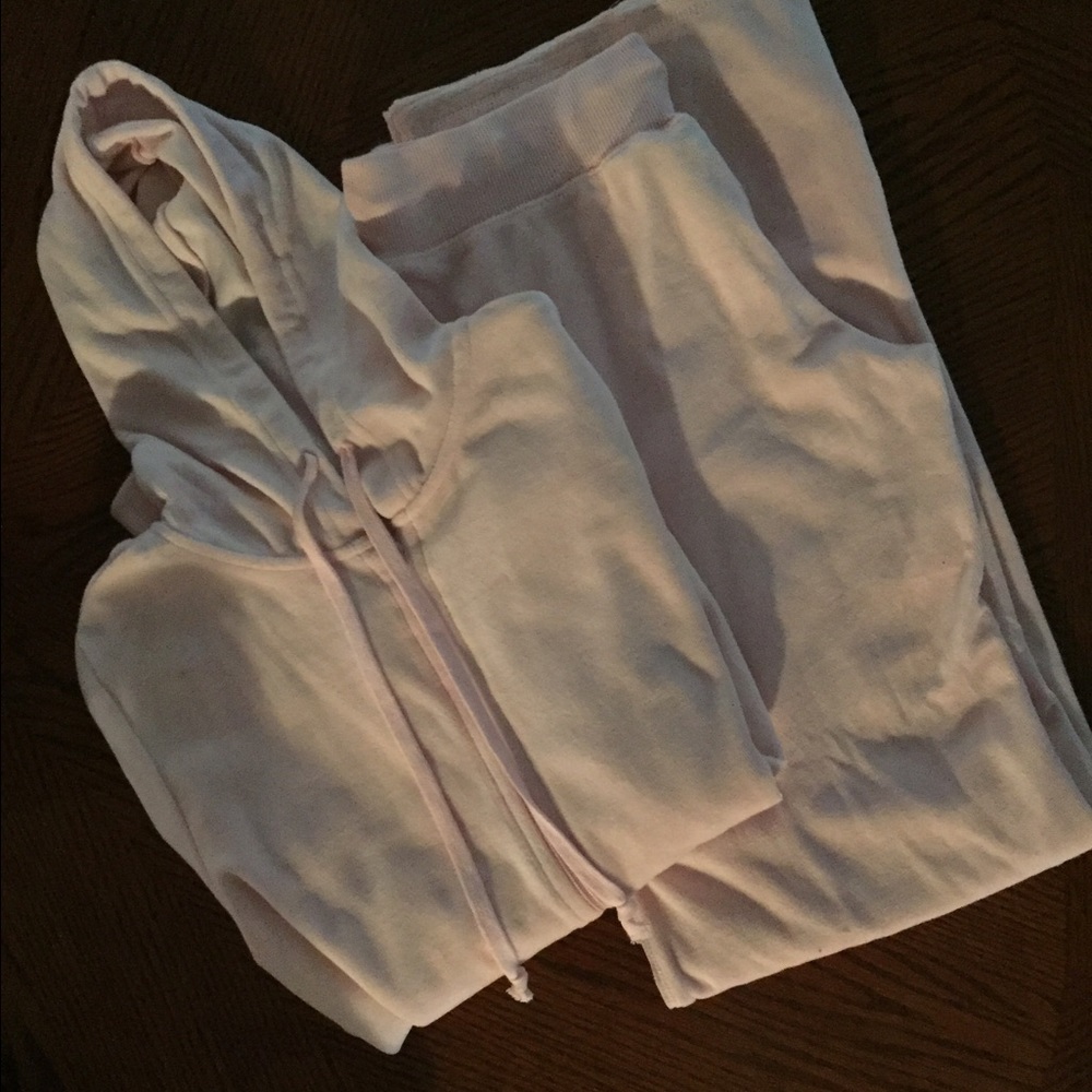 Pink sweatsuit