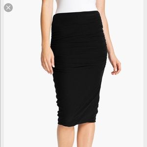 Vince Camuto Petites Ruched Pencil Skirt
