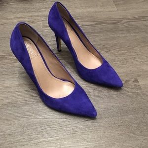 Vince Camuto Purple Suede Pointed Toe Pump