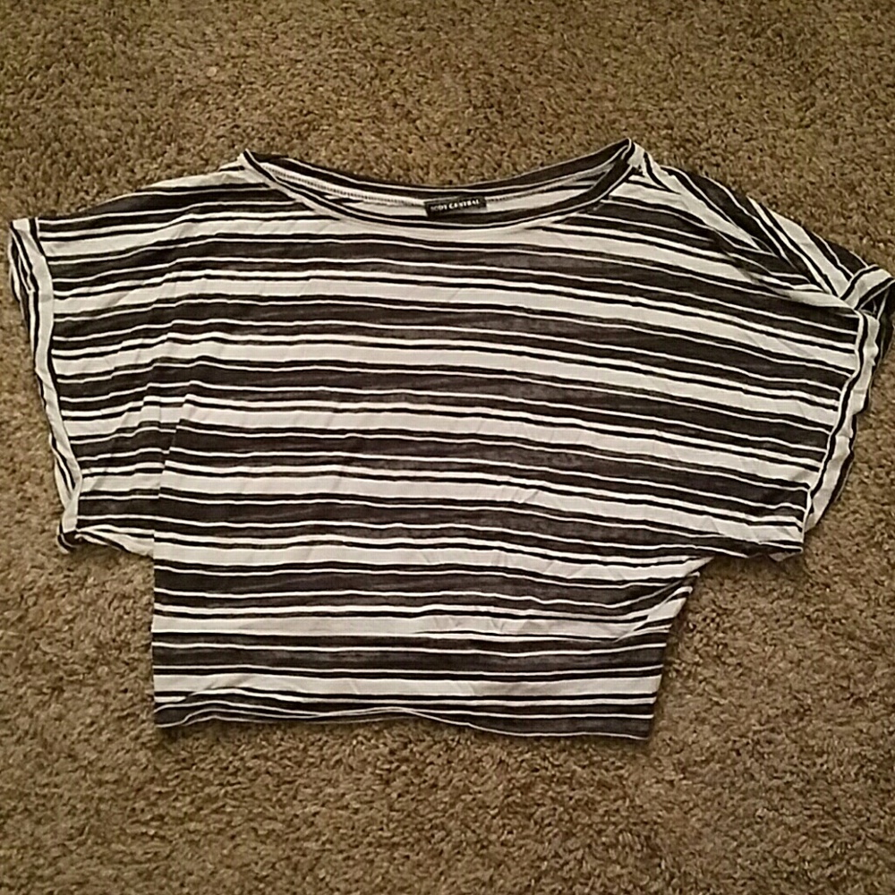 Striped crop top