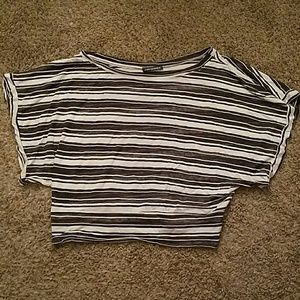 Striped crop top
