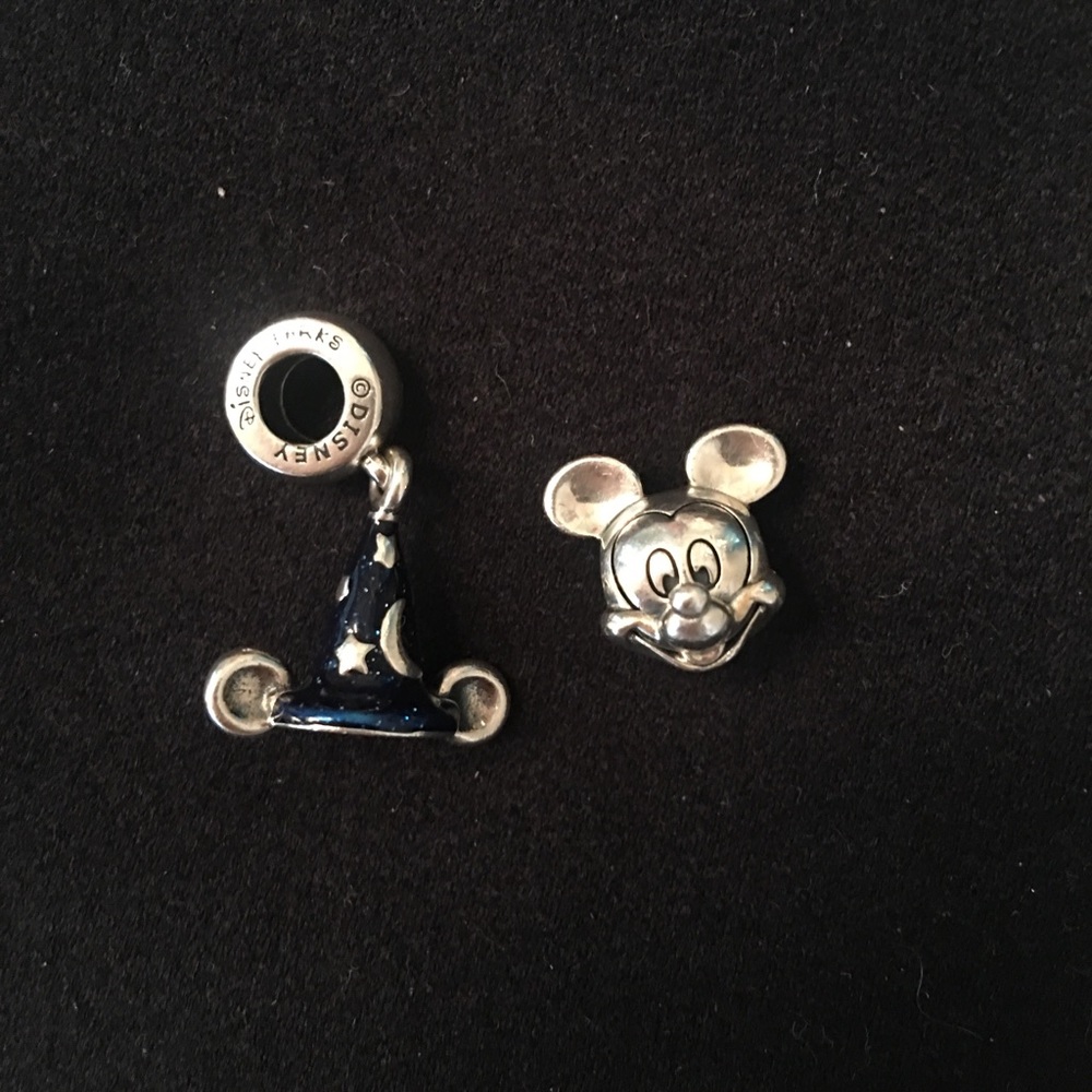 100% Authentic Pandora Disney hats & Mickey charms