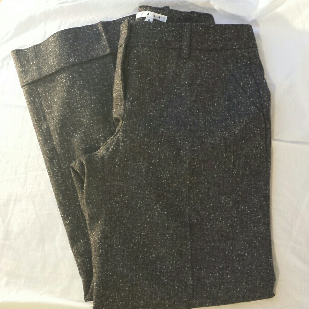 cAbi woman's pants, heather grey size 8