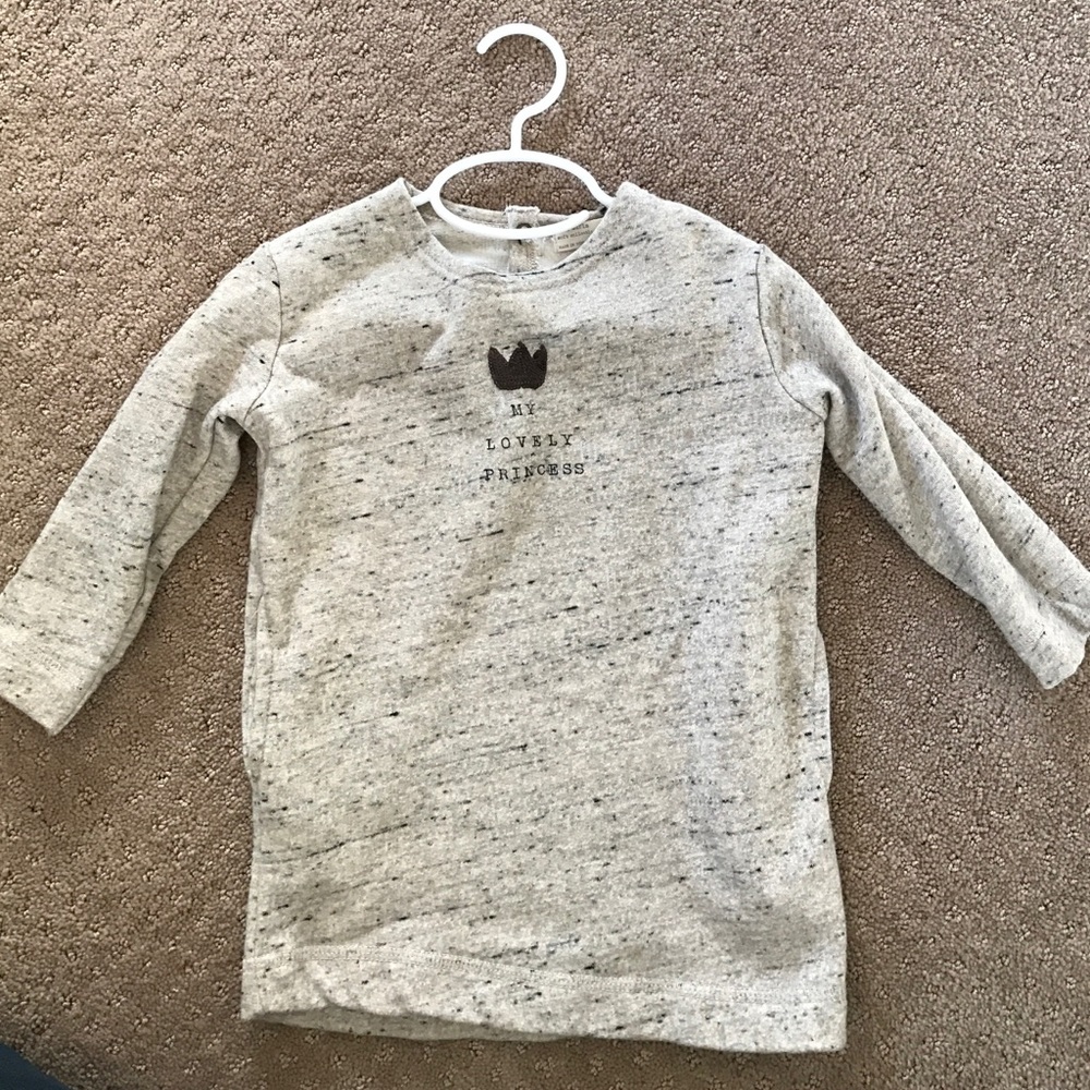 Zara "my lovely princess" long sleeve dress