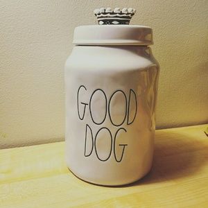 RAE DUNN "Good Dog" treat canister