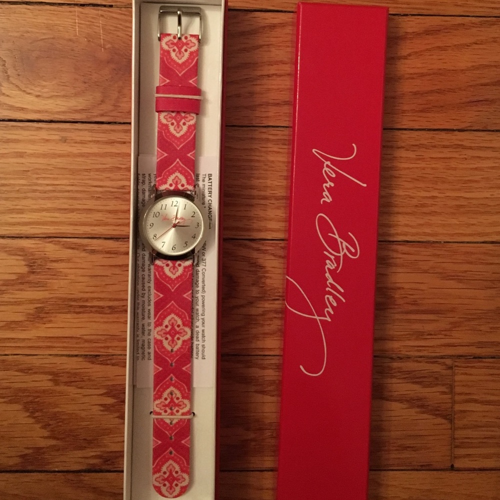 Vera Bradley Pink Battery Powered Watch