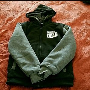 Walking dead fleece hoodie size large