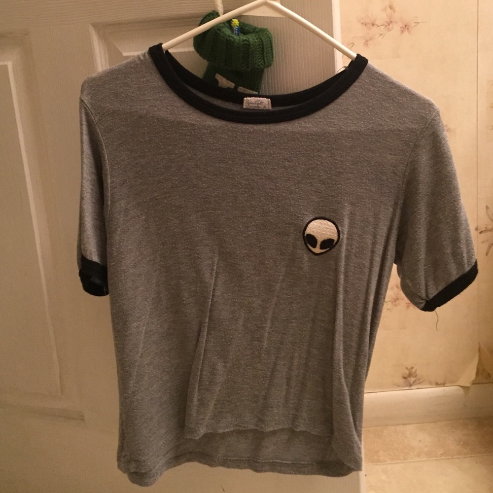 brandy melville john galt alien tshirt
